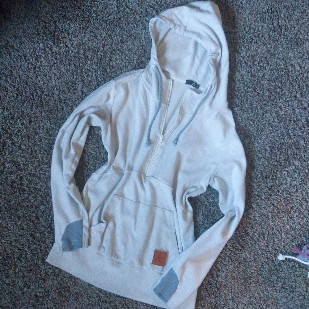 M Ampersand Ave Half Zip Hoodie